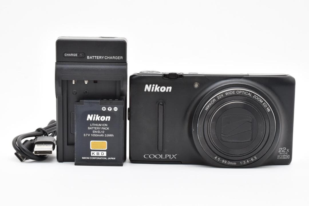 Nikon COOLPIX S9500 ブラック コンパクトデジタルカメラ