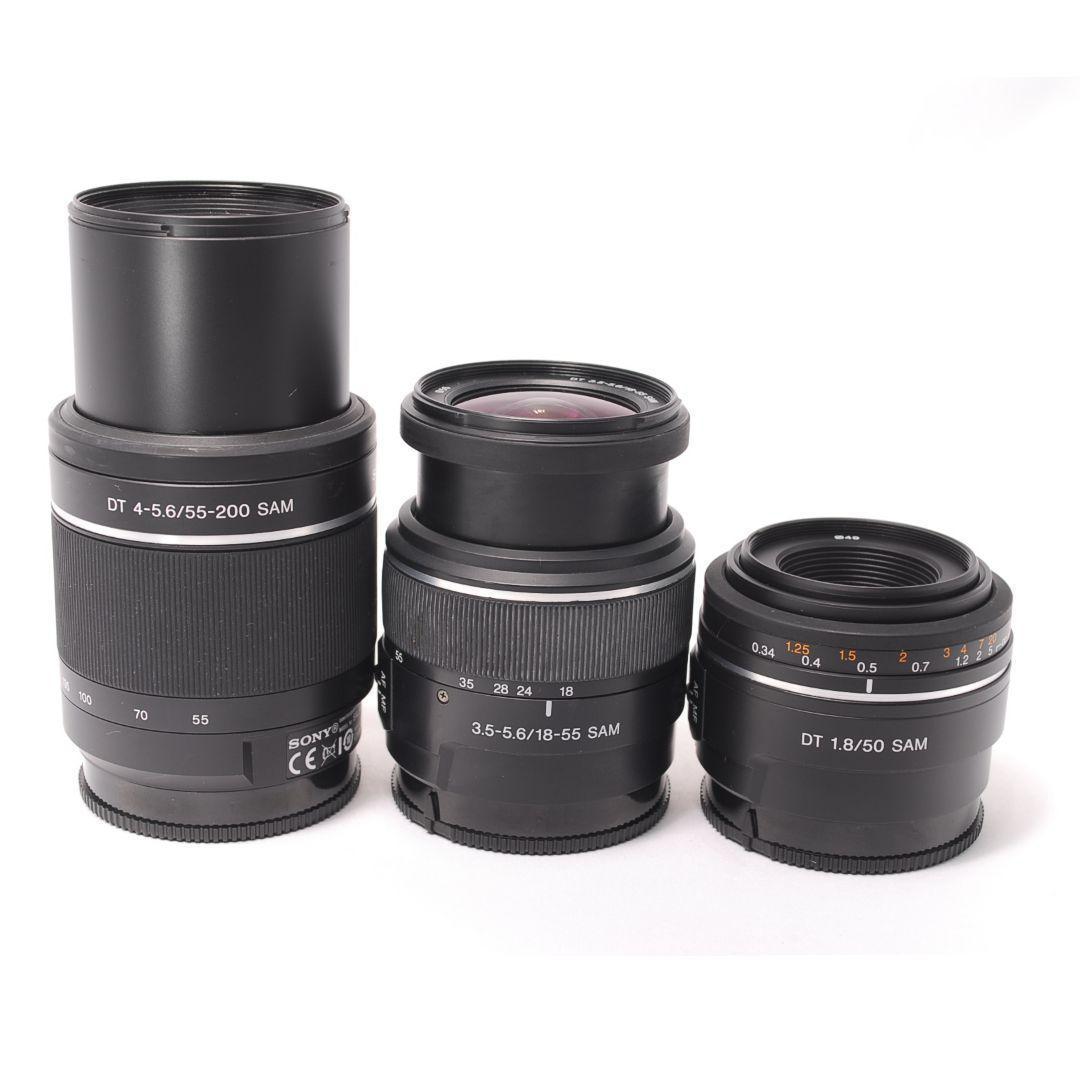 ❤即購入1000円OFF❤ ソニー α65 単焦点 望遠 レンズ3本セット