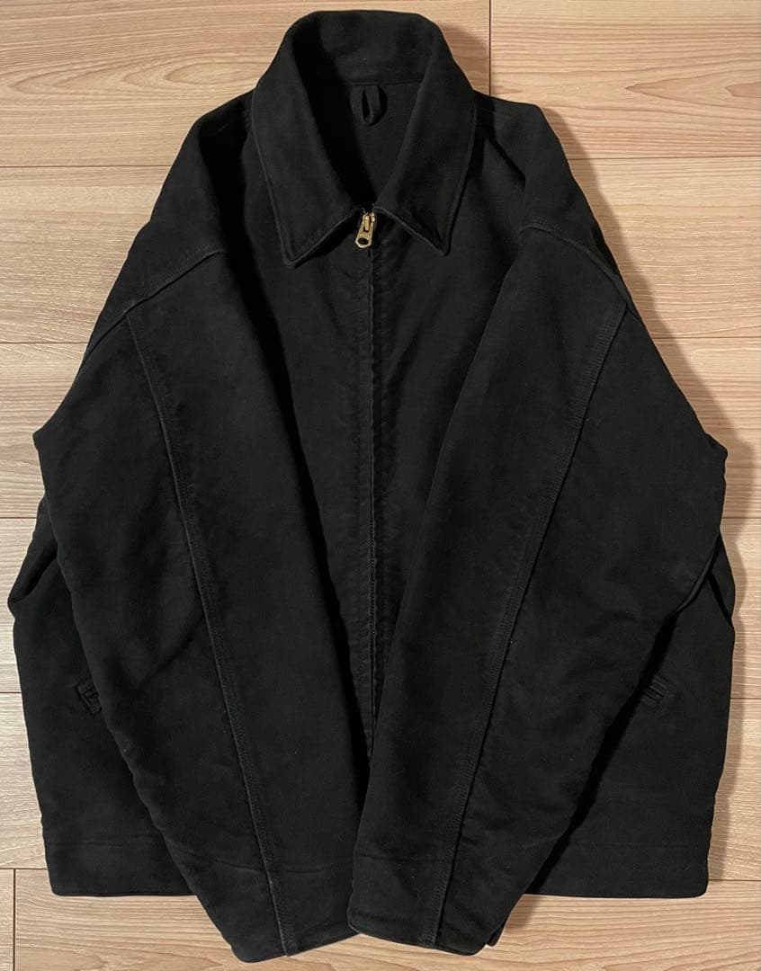 24AW comoli コモリ モールスキンショートジップジャケット size1