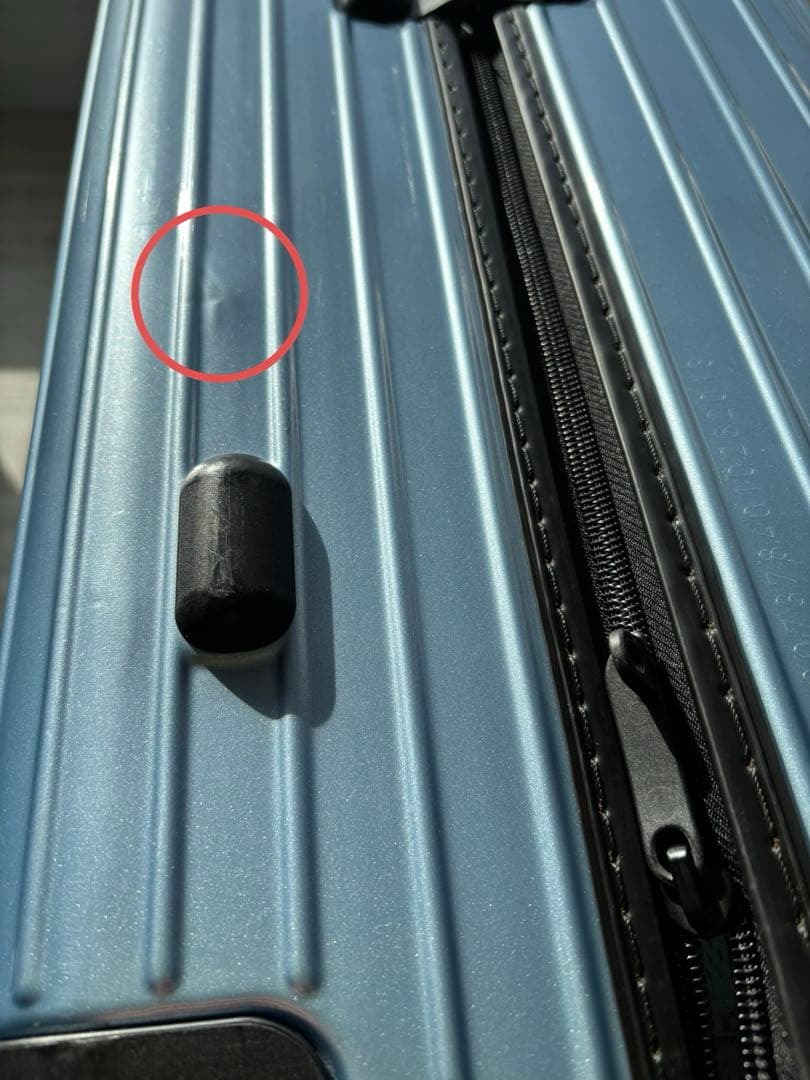 リモワ　サルサエアー　アイスブルー　中古91ℓ TSAロック