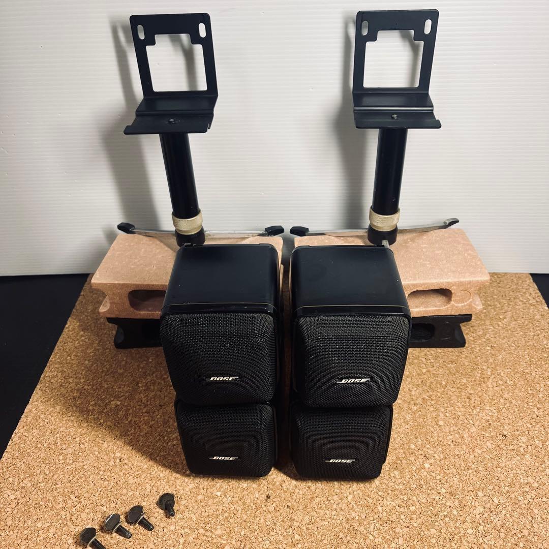 BOSEキューブスピーカーサテライトペア/501Z／専用スタンド2脚