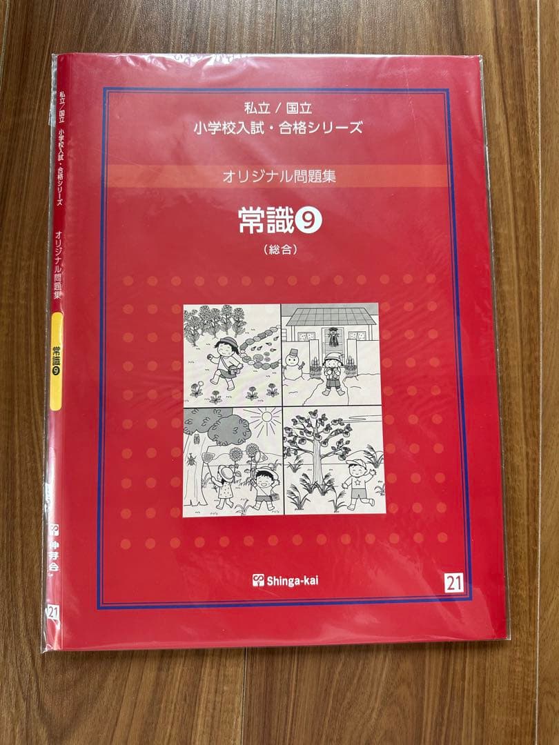 伸芽会 オリジナル問題集「常識①〜⑨」セット