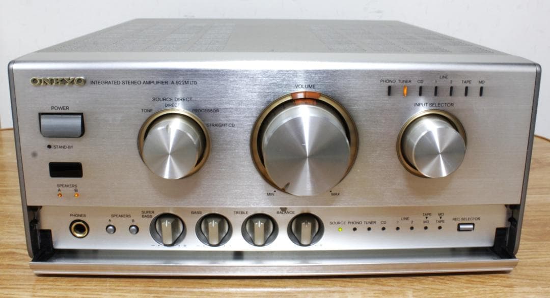 ♪ONKYO ステレオアンプ Ａ－９２２Ｍ ＬＴＤ動作美品【04】♪