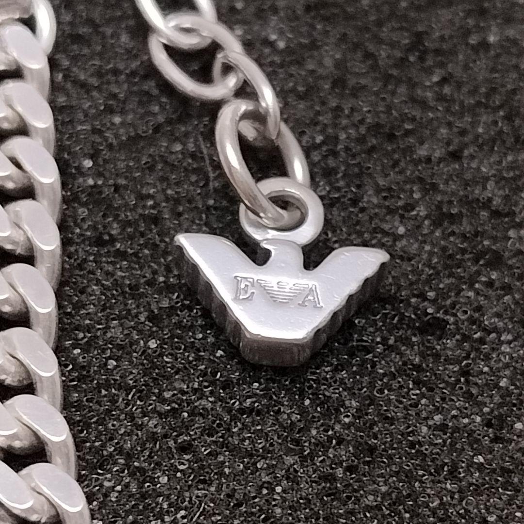 エンポリオ アルマーニ 喜平 ネックレス SV925 EA 50cm シルバー