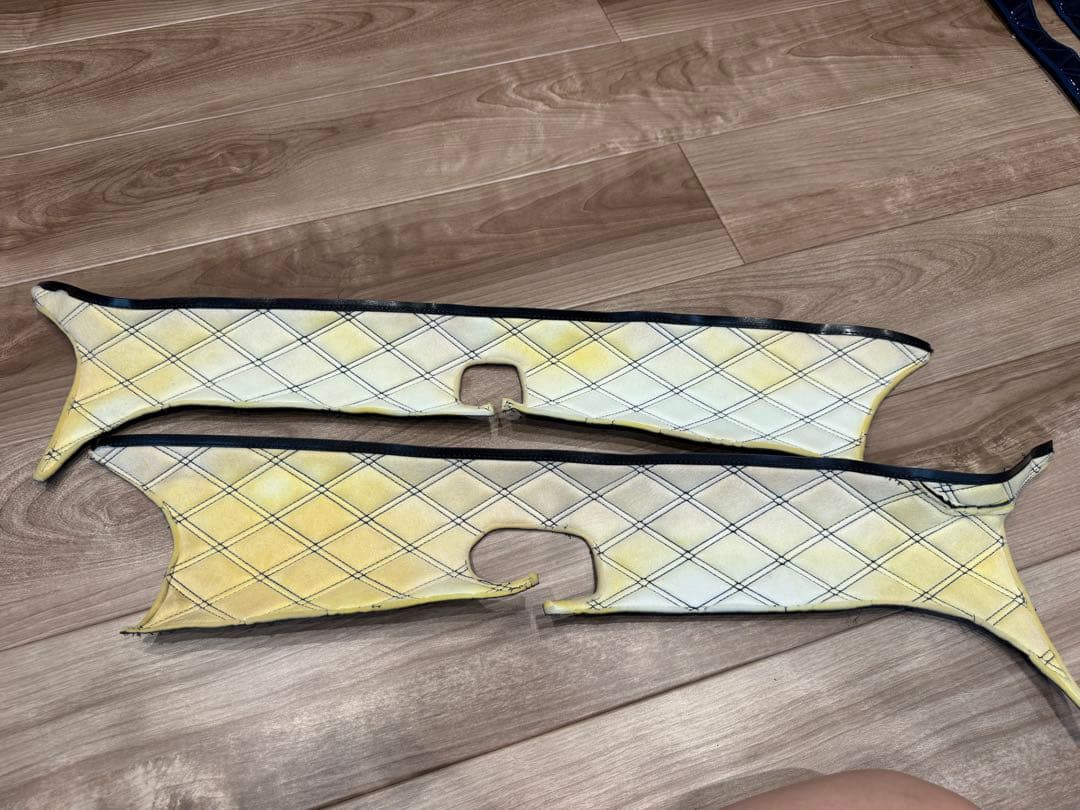 ふそう17スーパーグレート 内装パーツ5点セット ネイビー 花魁付き