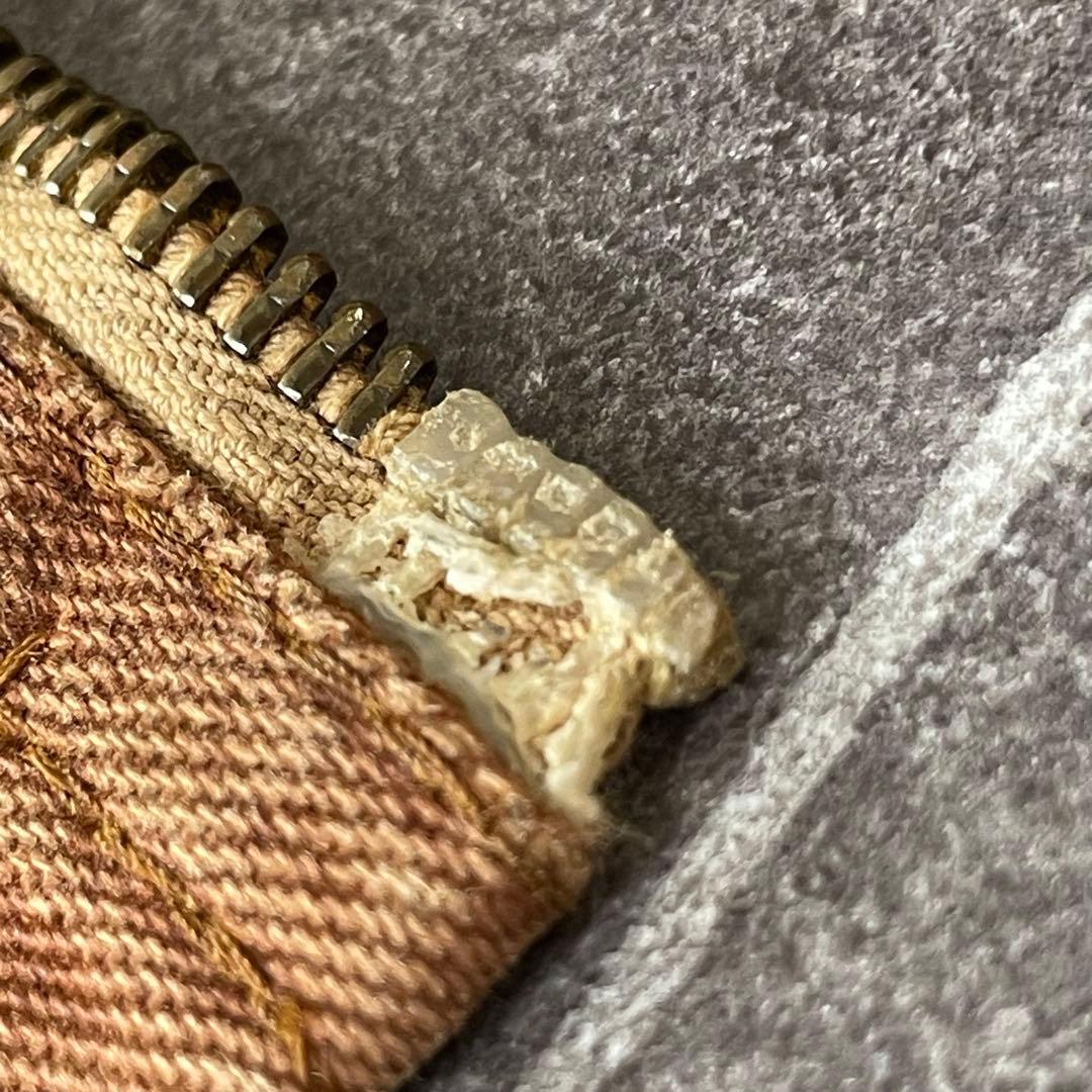 ポルトガル製 ヴィンテージ ワークジャケット ブラウン 鬼フェード 中綿 44