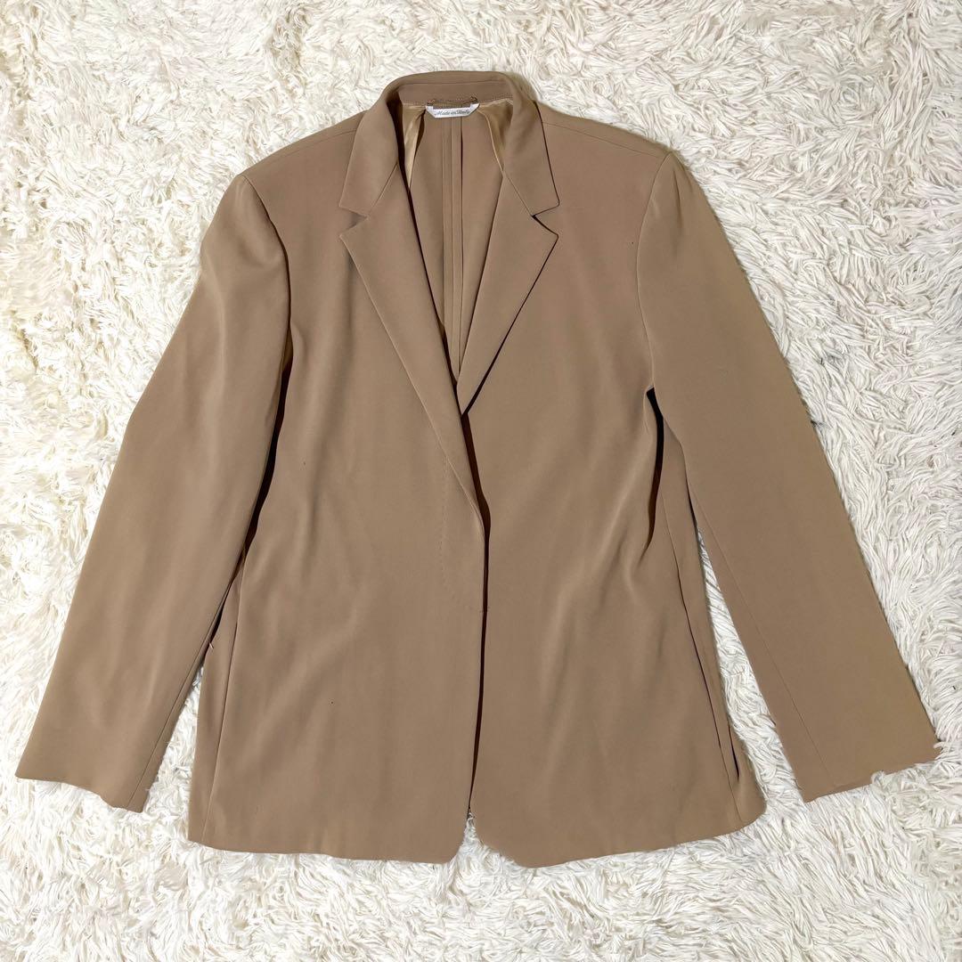 ✨極美品✨Max Mara大きいサイズ　パンツセットアップ　ベージュ　ストレッチ