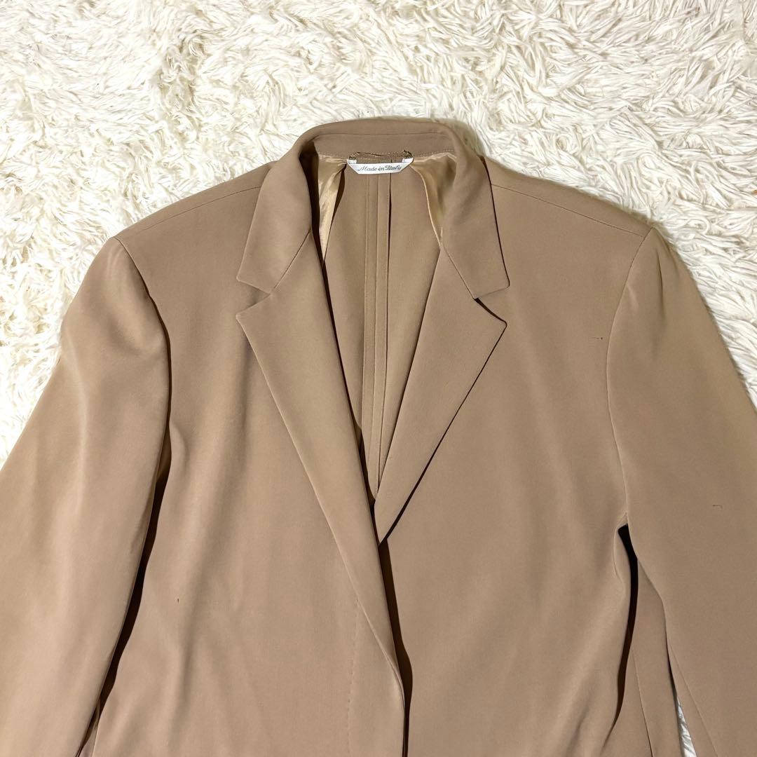 ✨極美品✨Max Mara大きいサイズ　パンツセットアップ　ベージュ　ストレッチ