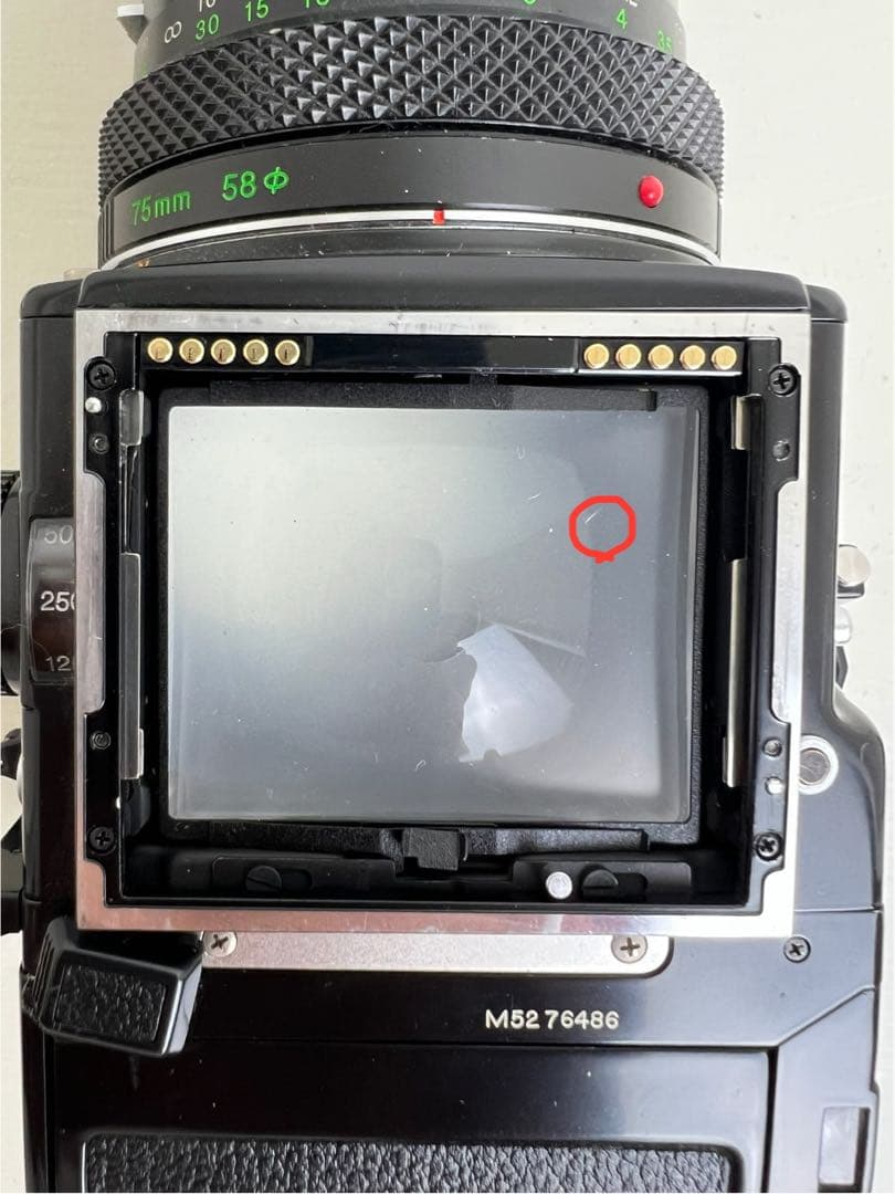 ZENZA BRONICA ETR S 中判カメラ 75mm F2.8 レンズ