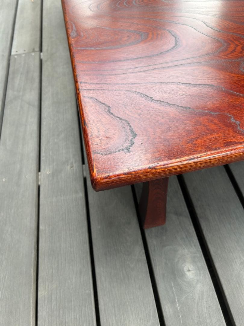 レトロけやきリビングテーブル