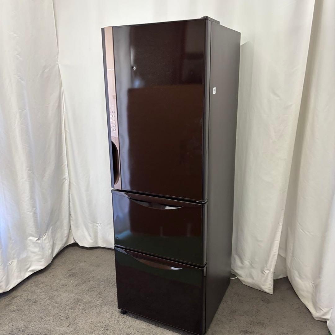 72⭕️冷蔵庫　日立　大型　300-400ℓ　安い　綺麗　右開き　スリム　設置無料