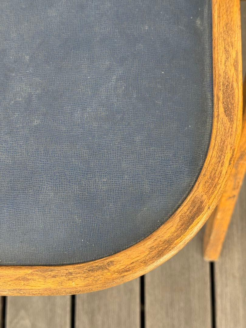 アンティーク 古道具 木製 フォールディングチェア 折りたたみ椅子 昭和レトロ