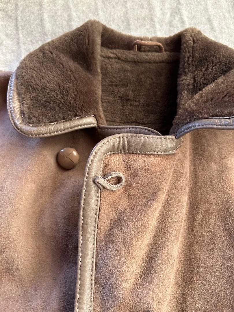 スペイン製　リアルムートンコート　羊皮