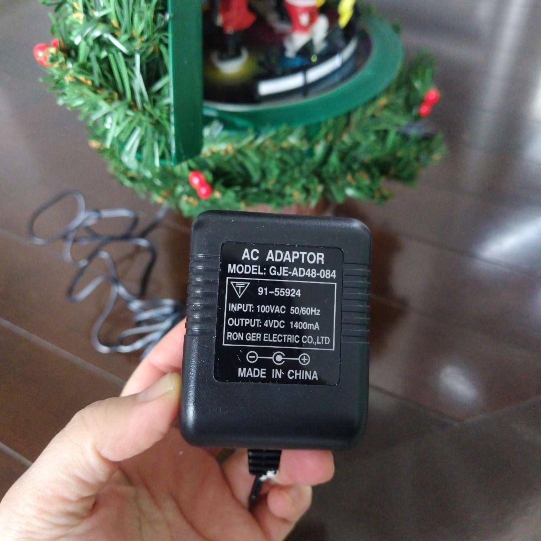 海外アンティーク 人感センサー クリスマスツリー ダンシング&ソング 扉難あり