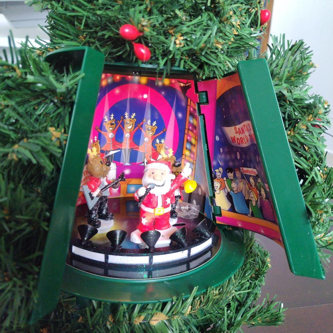 海外アンティーク 人感センサー クリスマスツリー ダンシング&ソング 扉難あり