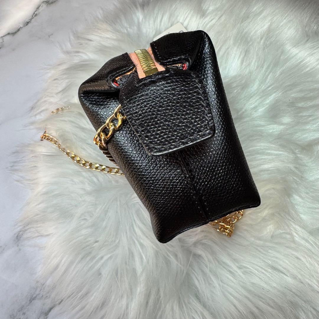 セリーヌ　celine ビンテージ　レザー　ポーチ　チェーン　ショルダー