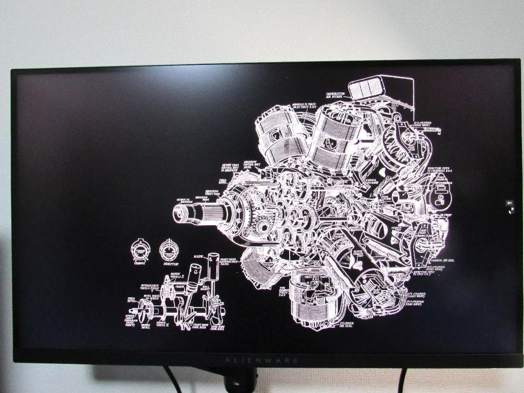 極上品 Alienware AW2724DM 27インチゲーミングモニター