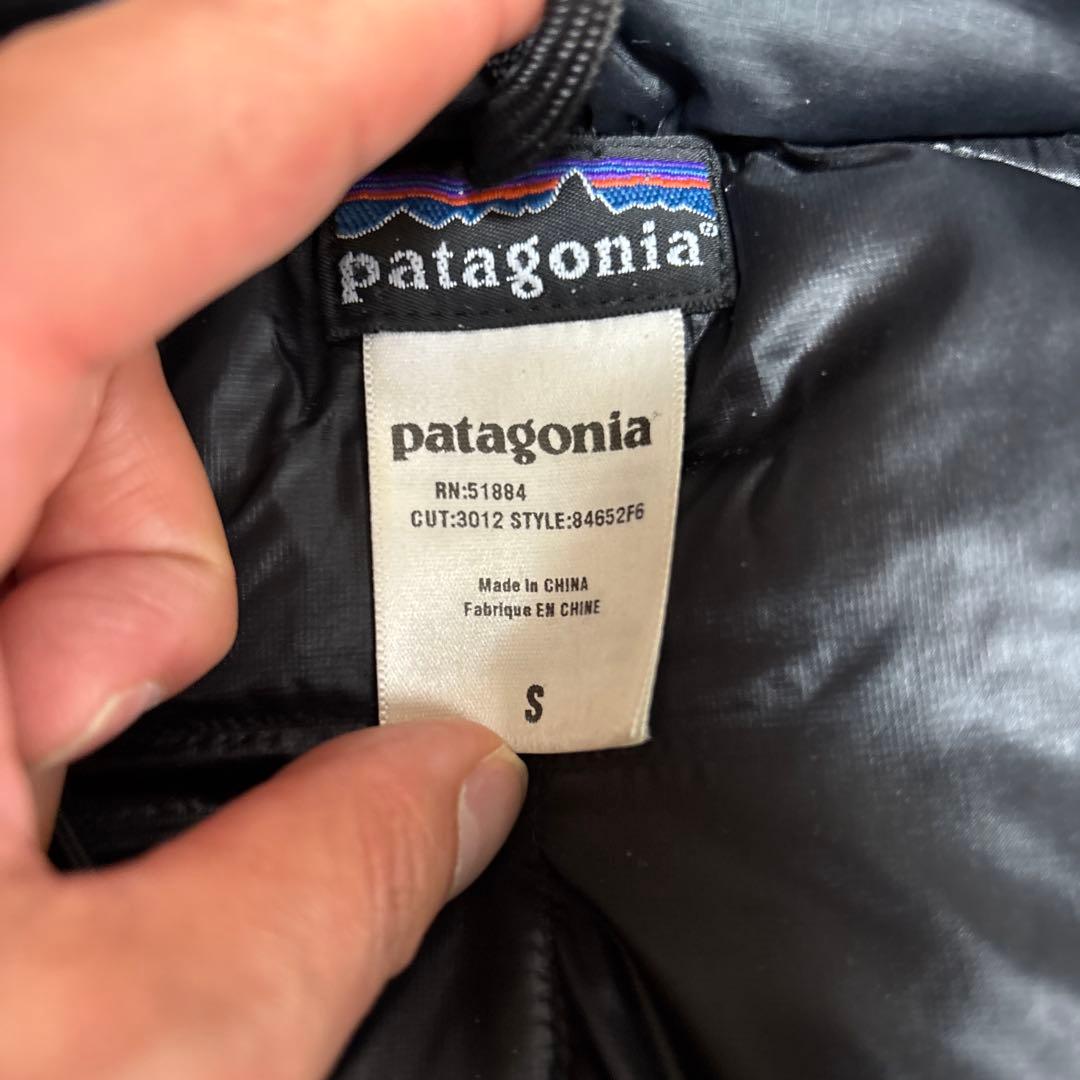 patagonia ブラック ダウンジャケット S
