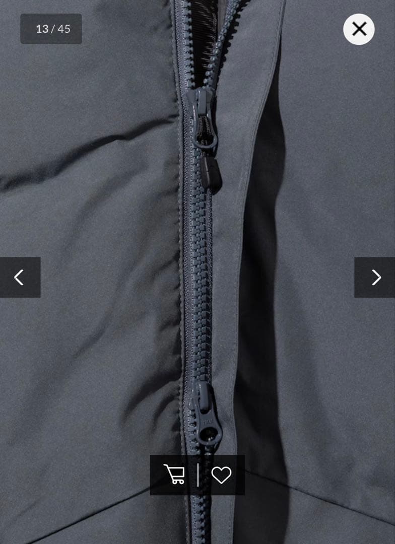 ジャケット・アウター +phenix GORE-TEX WINDSTOPPER DOWN PARKA