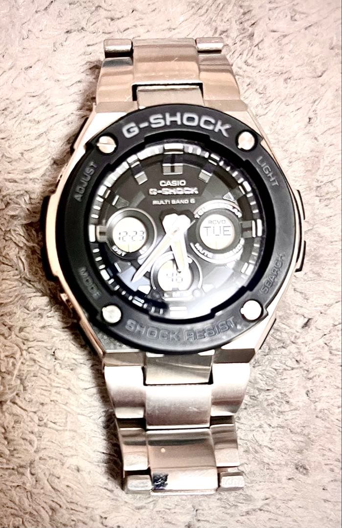 G-SHOCK ［カスタム］GST-W300 ブラック［純正ベルト付属］