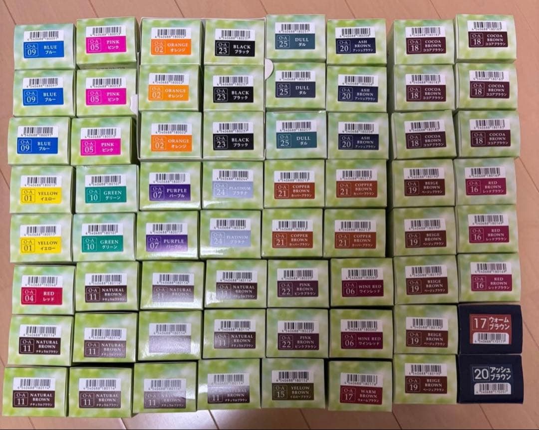 【napla】ケアテクトＯＧアシッドカラー62本プラスおまけ2本