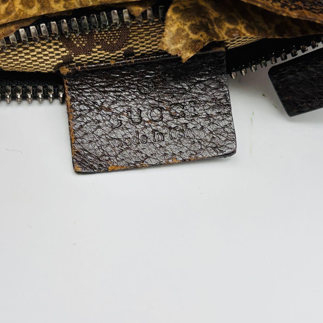 ✨極希少✨GUCCI ボディバッグ シェリーライン GG柄 キャンバス レザー