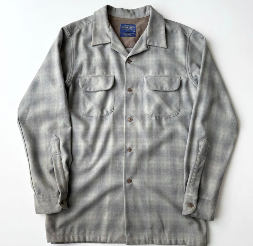 PENDLETON ペンドルトン オープンカラーシャツ 長袖 オンブレ