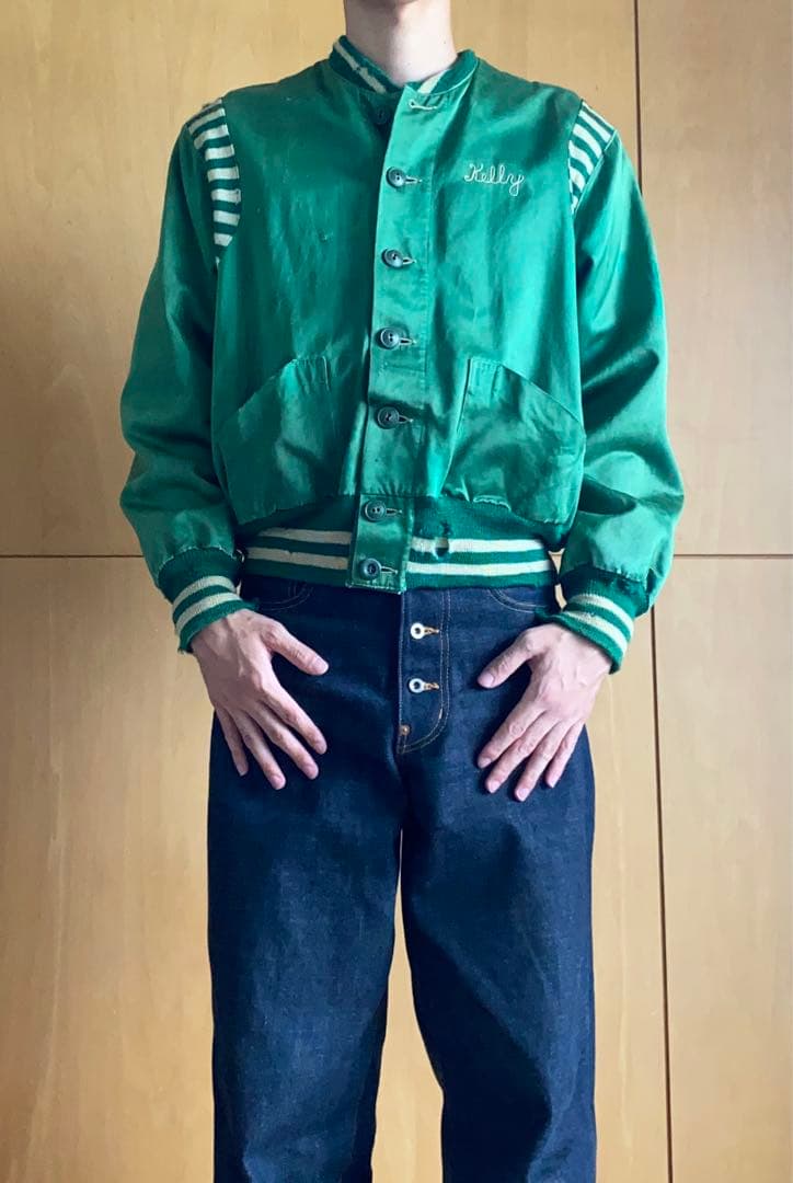 30-40s NELSON KNITTING MILLS サテンスタジャン