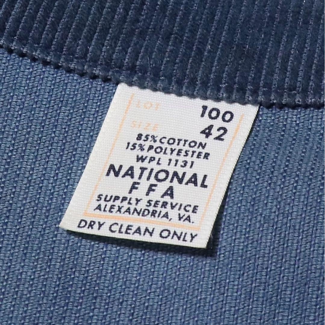 80s★FFA★ファーマーズジャケット★刺繍 ワッペン★USA製★短丈★L★42