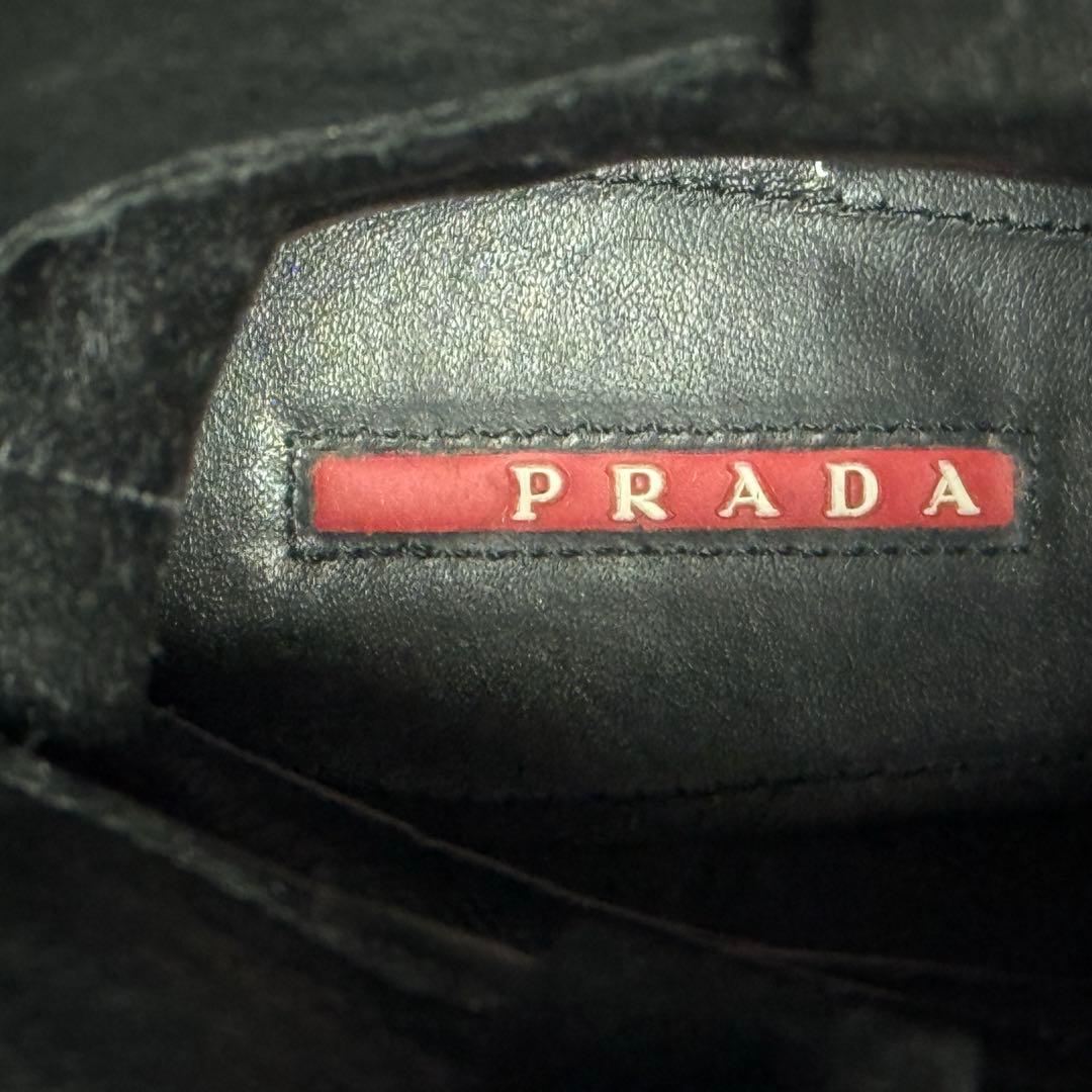 ラムチョコちーずさん専用PRADA ブーツ23cm(35.5)牛革/3U5360