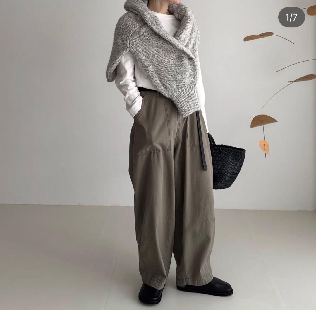 【argue 】ウールアルパカハンドニット