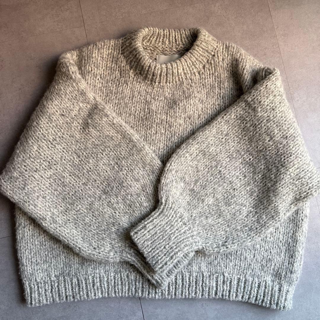 【argue 】ウールアルパカハンドニット