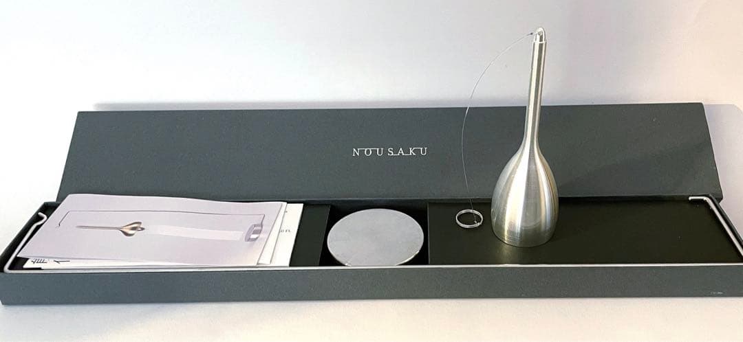 能作　風鈴　スリム　シルバー　風鈴スタンド　セット