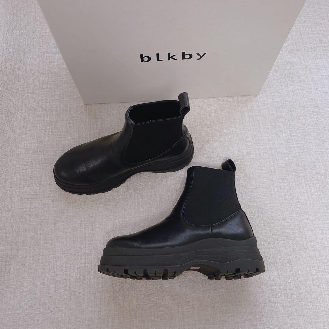 【専用箱付】BLACK BY MOUSSY side gore boots