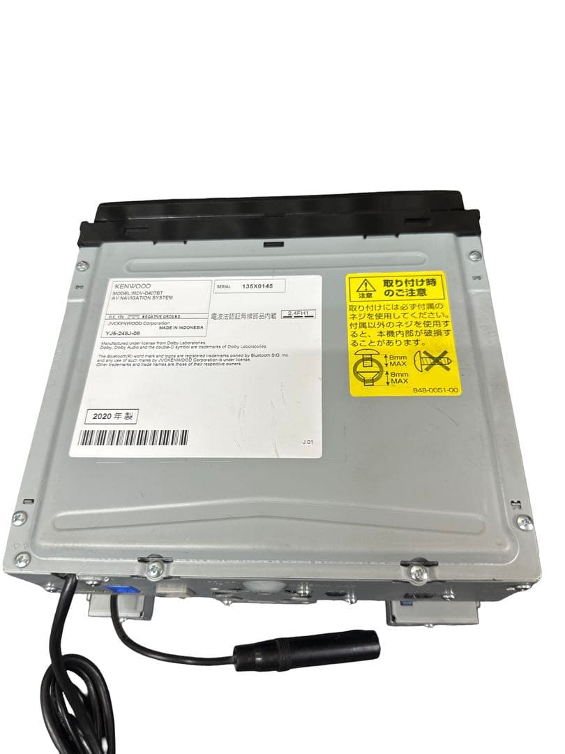 KENWOOD カーナビMDV-D407BT 2020年Bluetooth