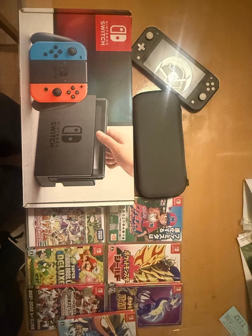 Nintendo Switch ネオンブルー/オレンジ 本体とゲームソフト