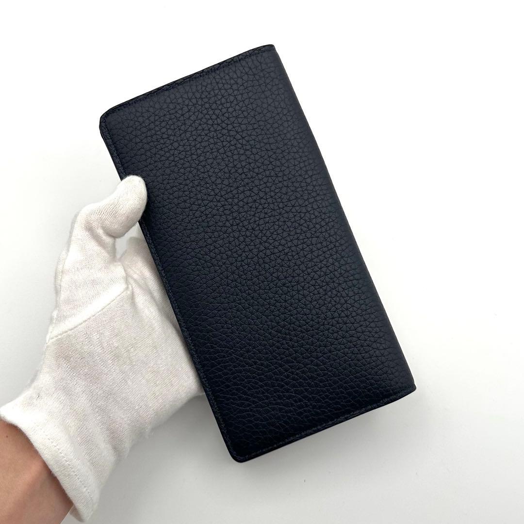 【未使用級】ルイヴィトン LVサークル ポルトフォイユ ブラザ アンディゴブルー