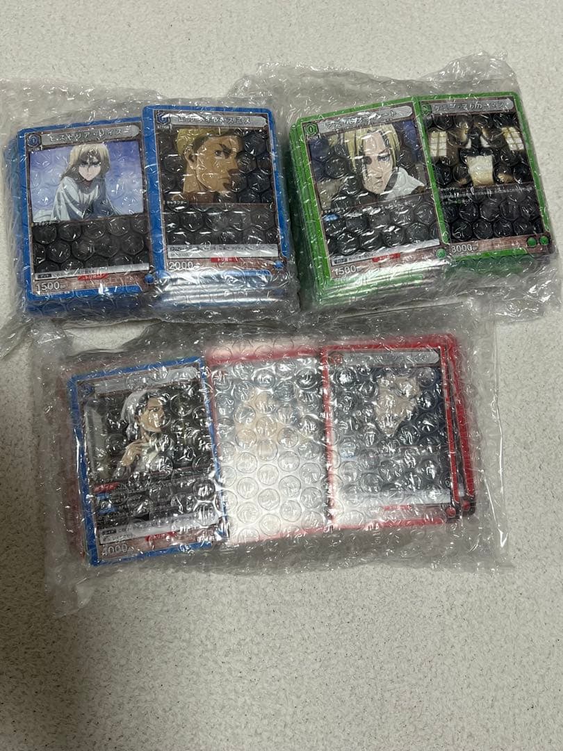 ユニオンアリーナ　ユニアリ　進撃の巨人　SR以下全種　4コン　attack