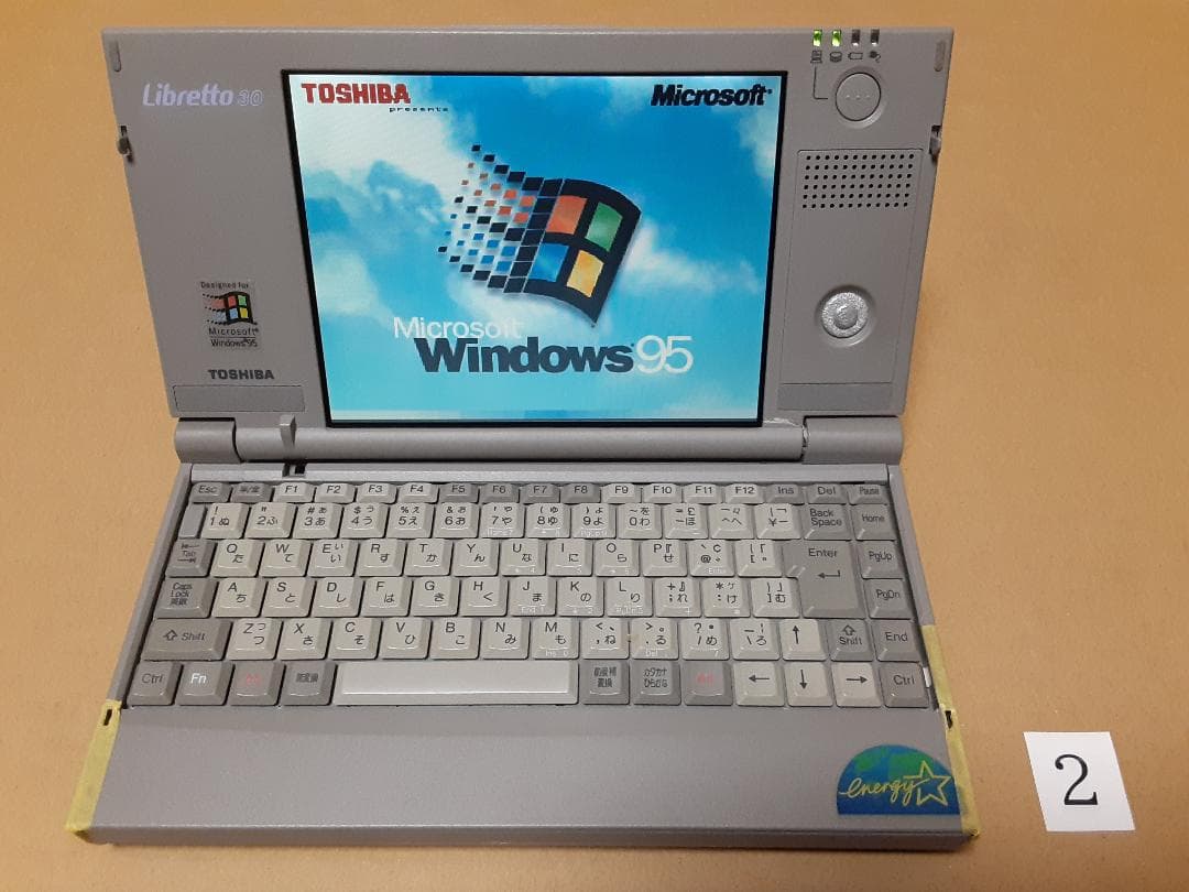 【ジャンク】東芝 Libretto 30CT 起動可能 バッテリー使用可能 ②