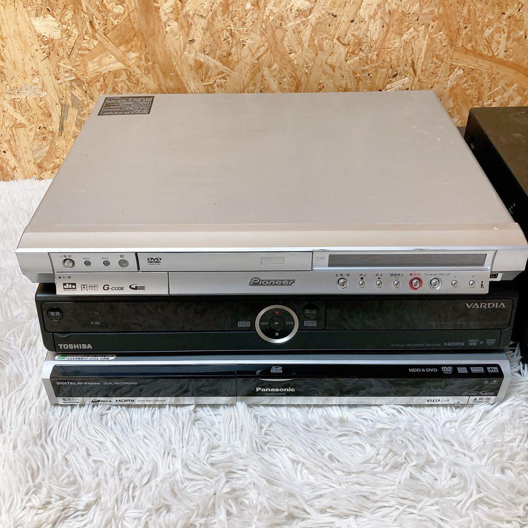 DVDレコーダー　ブルーレイレコーダー　ジャンク　まとめ売り　6台セット