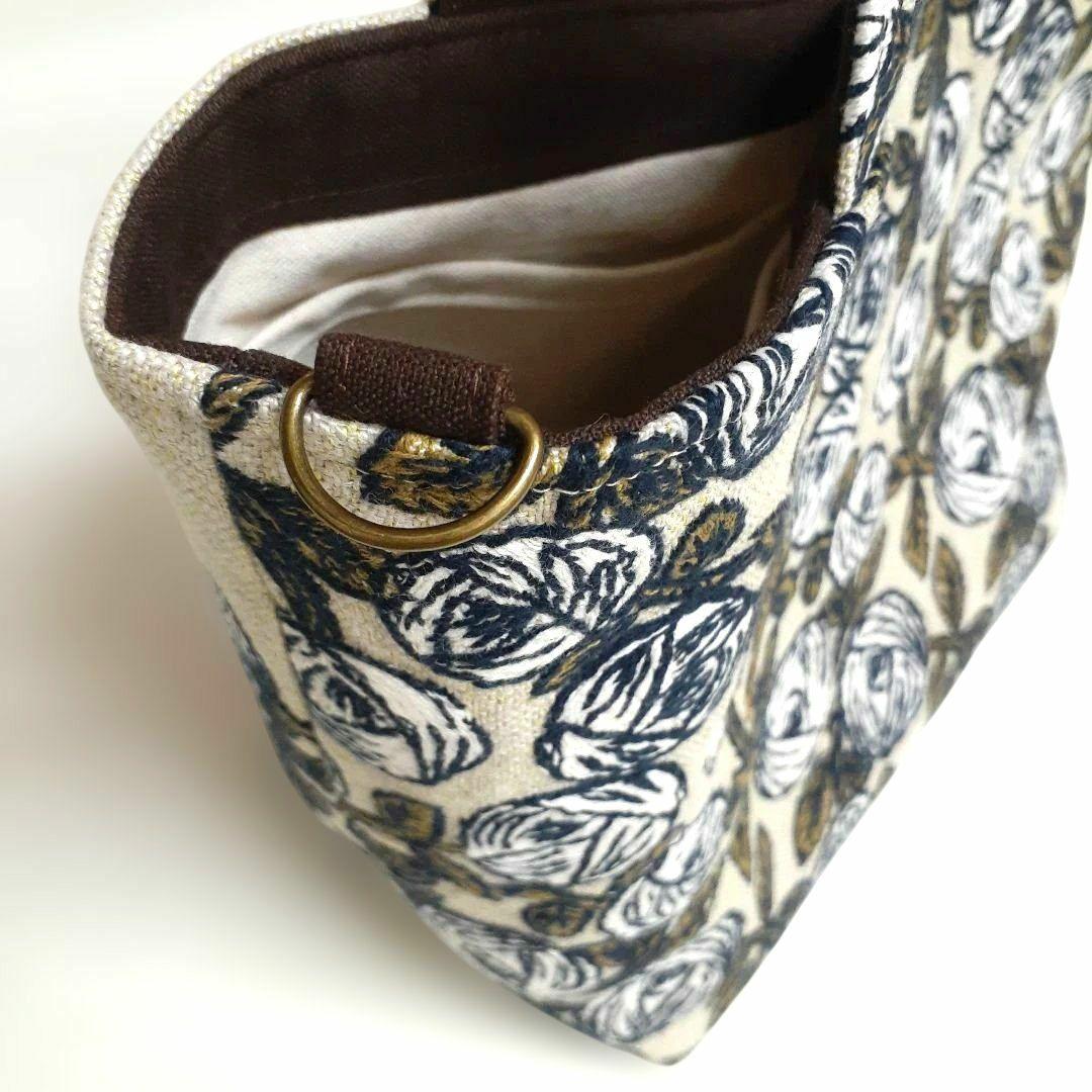 ミナペルホネン　 rosy beige マチが大きめトートバッグ