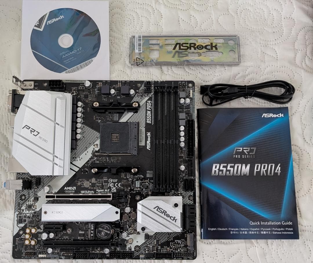 ASRock B550M PRO4 マザーボード メモリー16GB付