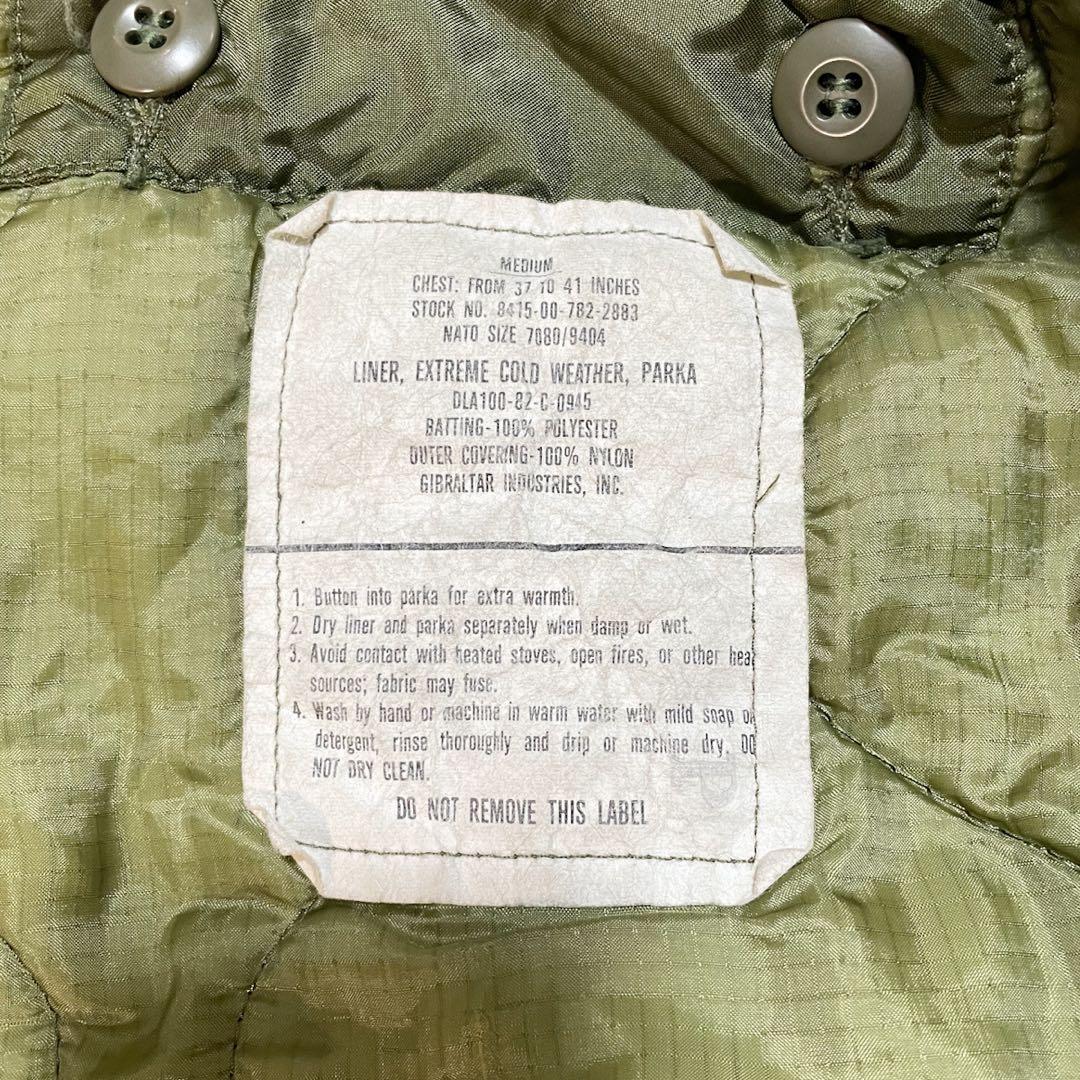 80s 実物 USED M65 フィッシュテールパーカ MEDIUM フルセット