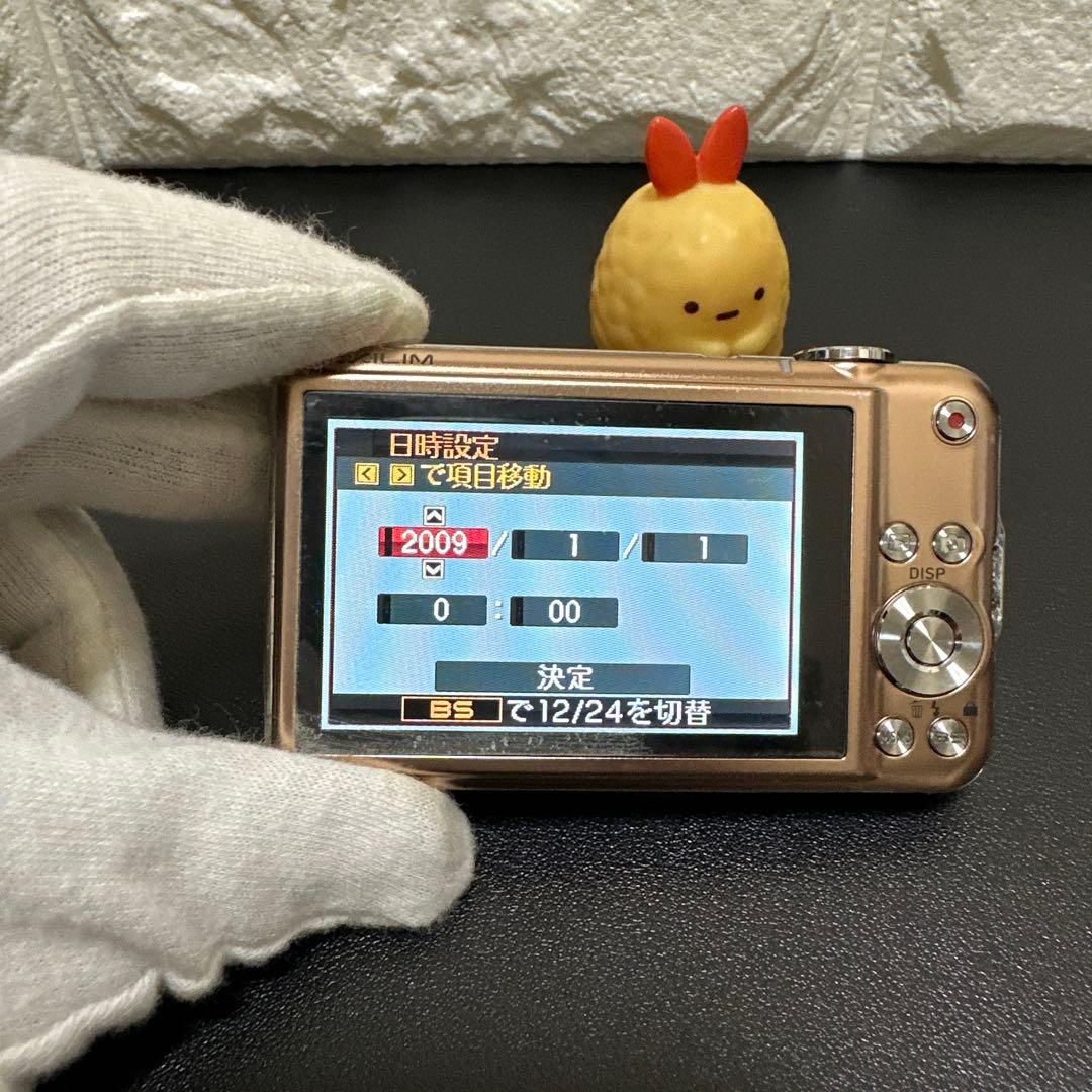CASIO EXILIM EX-S12 ゴールド　動作確認済　中古良品