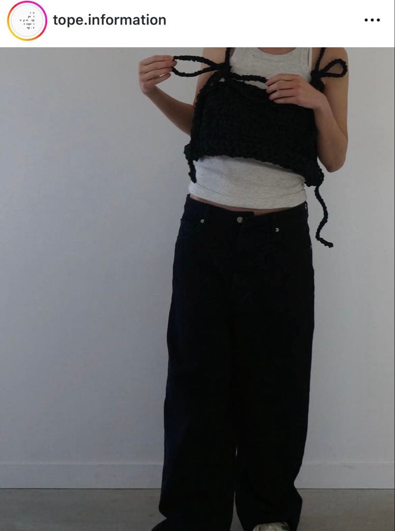 tope tube top キャミ