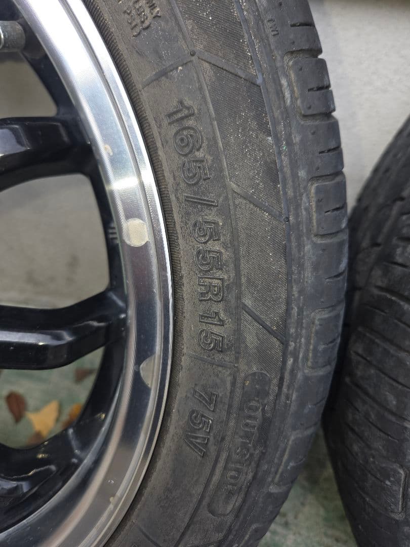 165 55 15 ダイハツ スズキ ホンダ タント ワゴンR 引き取り可