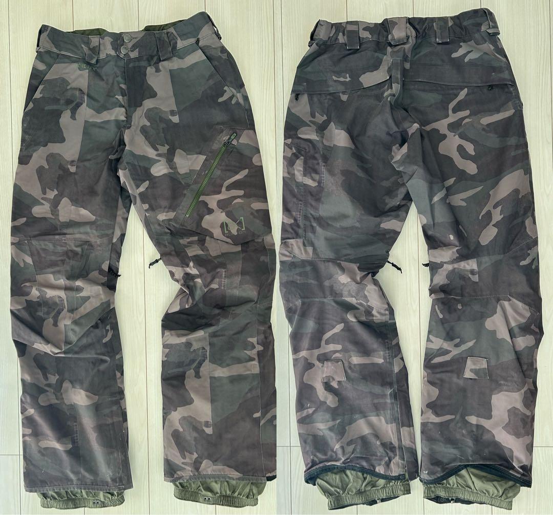 BURTON ak CYCLIC カモフラ 迷彩 セットアップ ゴアテックス