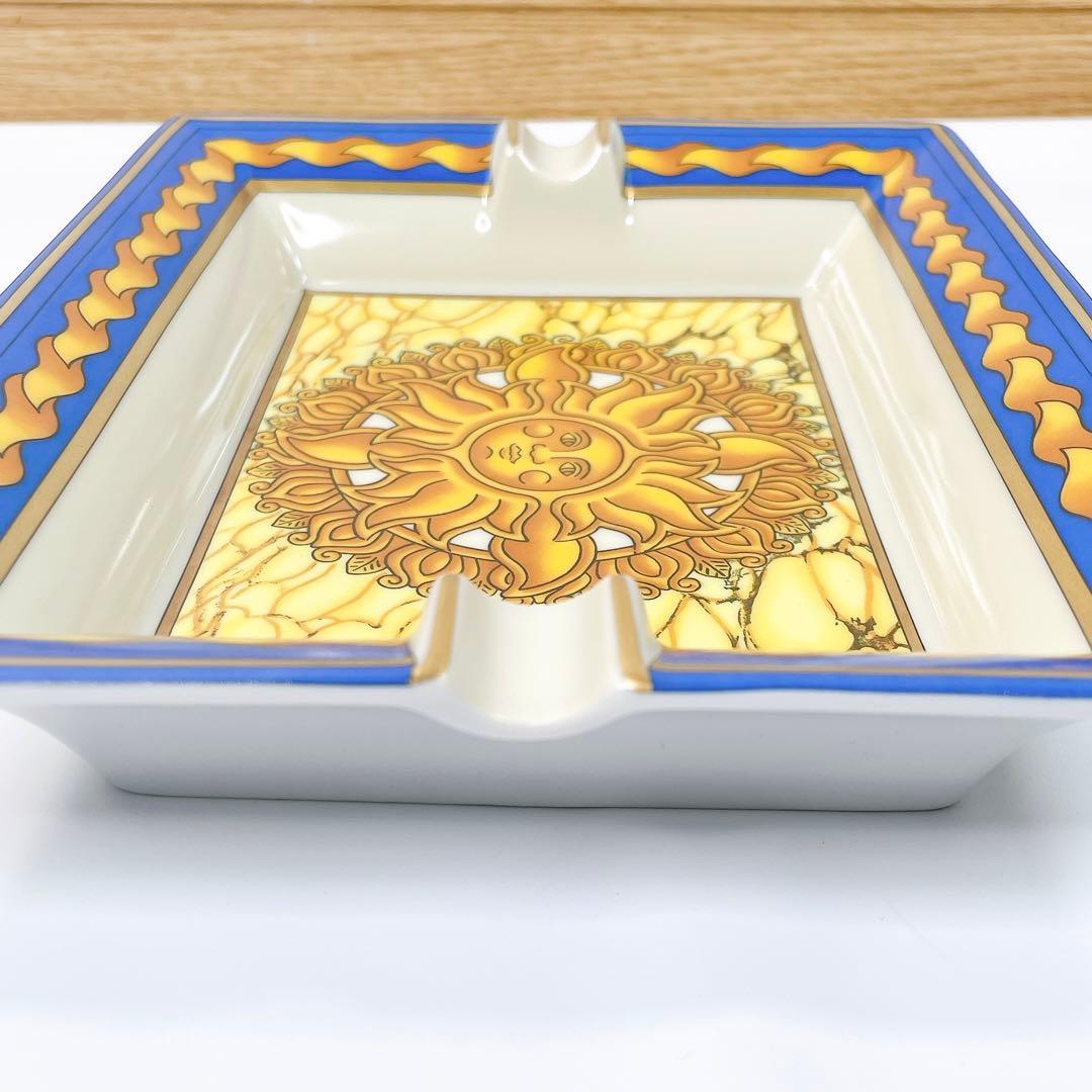 ✨極美品✨ HERMES アッシュトレイ 太陽 灰皿 アクセサリー 陶器