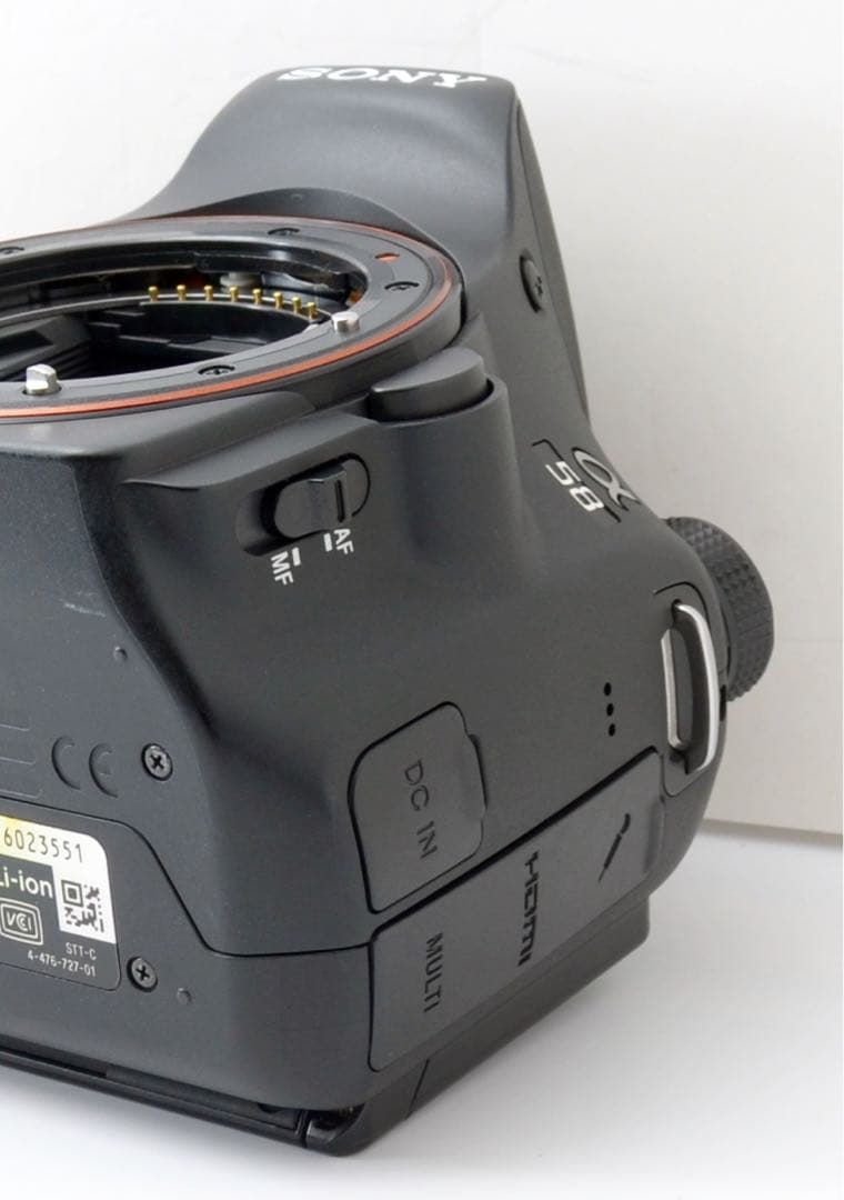 S数約2620回！SONY α58★トリプルレンズ★転送★カメラバック付き