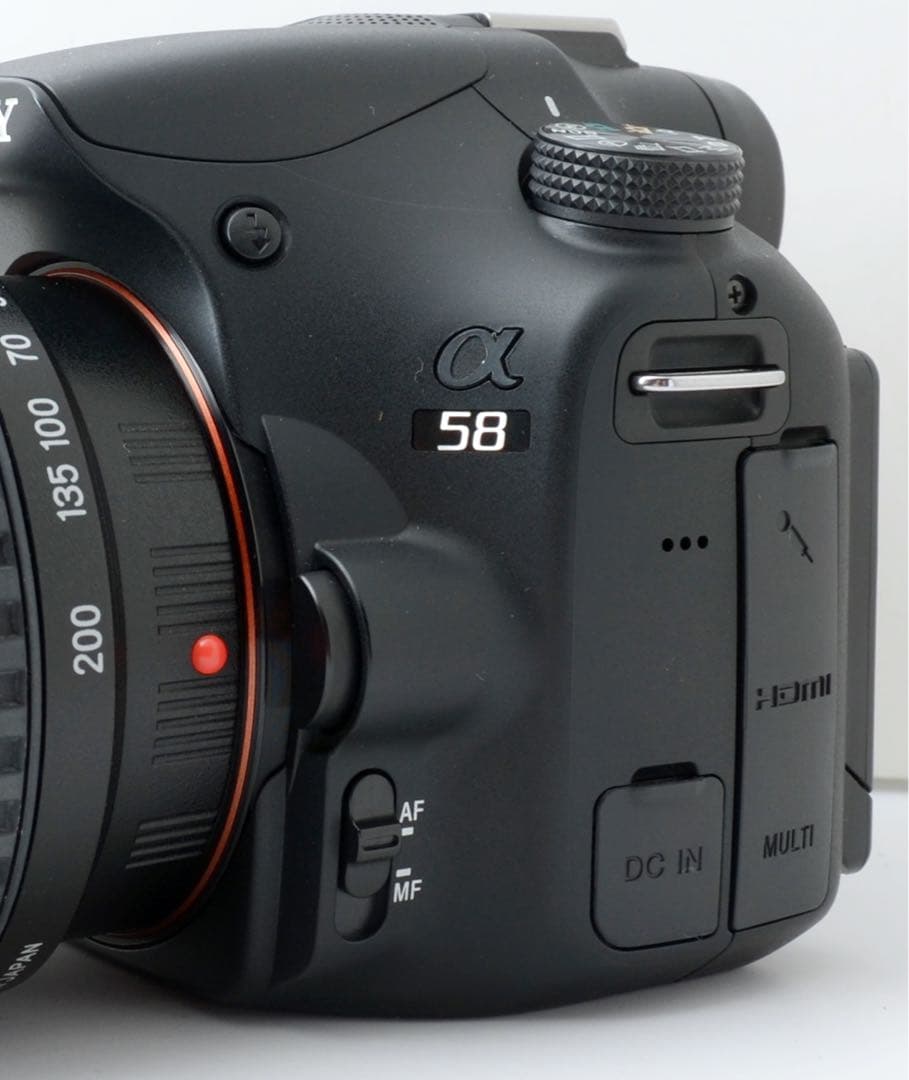 S数約2620回！SONY α58★トリプルレンズ★転送★カメラバック付き